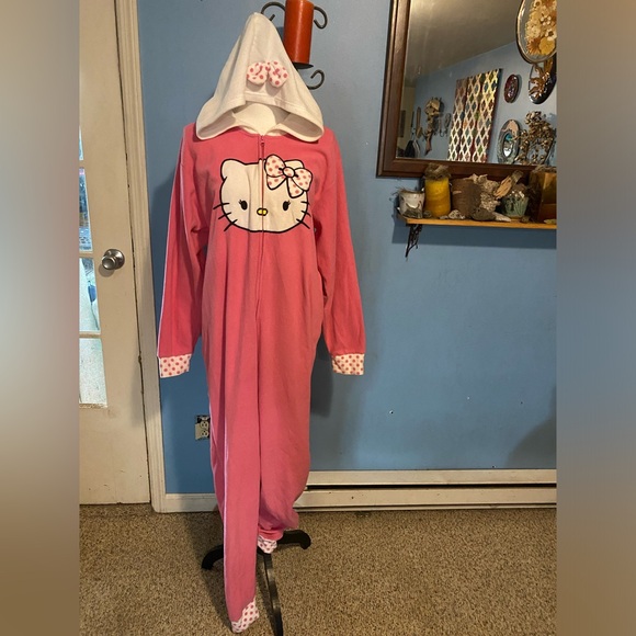 Hello Kitty, Women’s, Hooded Onesie - Picture 1 of 5